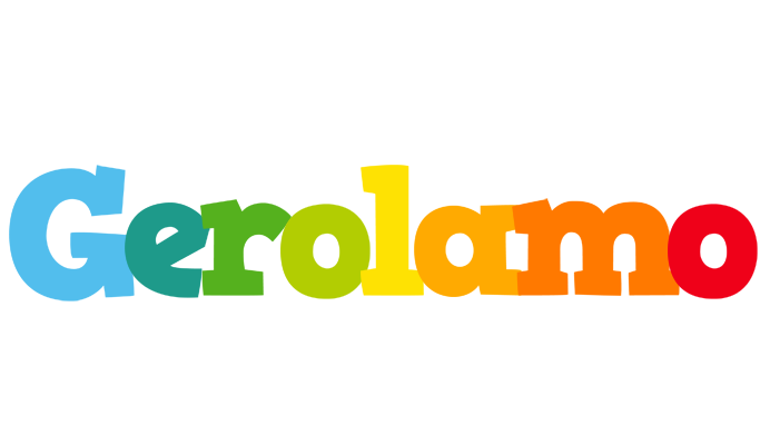 Gerolamo rainbows logo