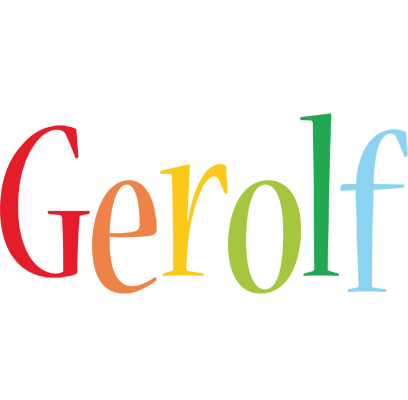 Gerolf birthday logo