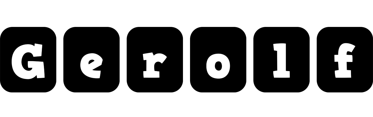 Gerolf box logo