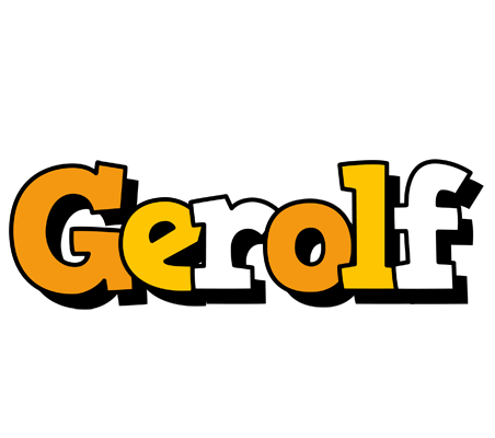 Gerolf cartoon logo