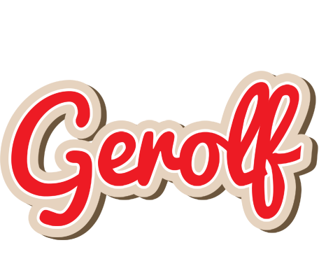 Gerolf chocolate logo