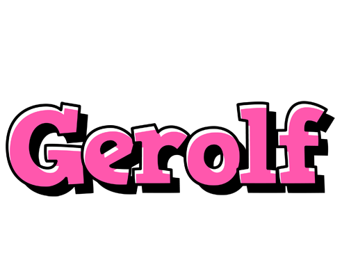 Gerolf girlish logo