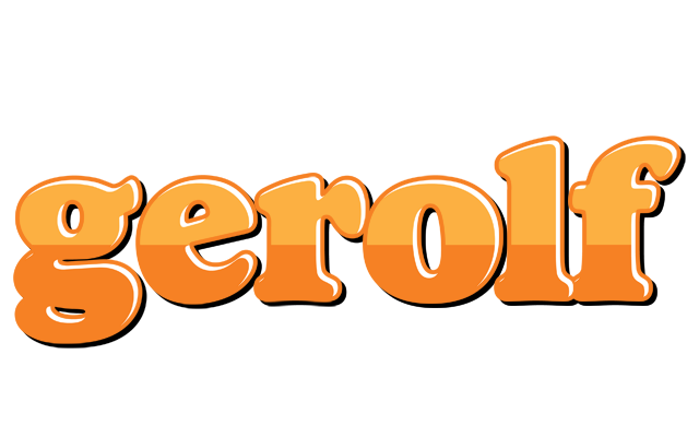 Gerolf orange logo