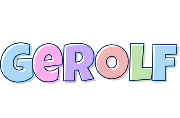 Gerolf pastel logo