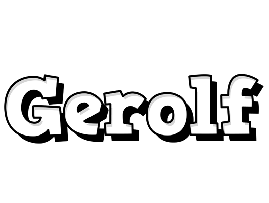 Gerolf snowing logo