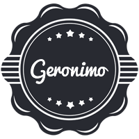 Geronimo badge logo