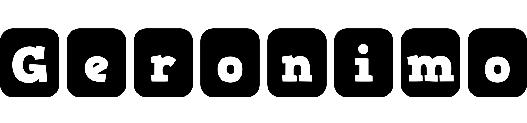 Geronimo box logo