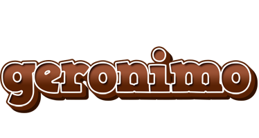 Geronimo brownie logo