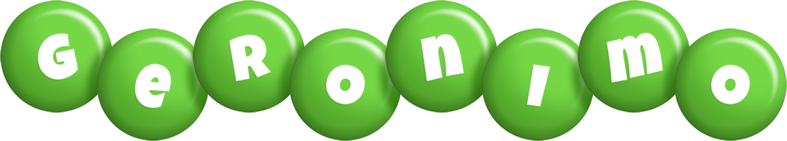 Geronimo candy-green logo