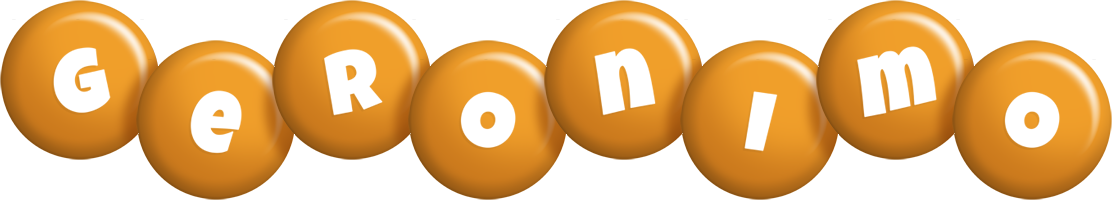 Geronimo candy-orange logo