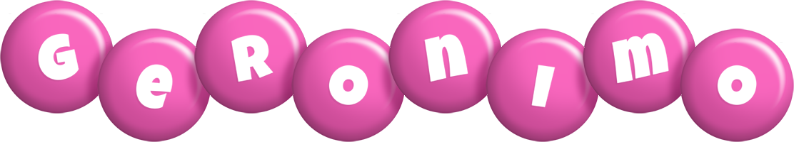 Geronimo candy-pink logo