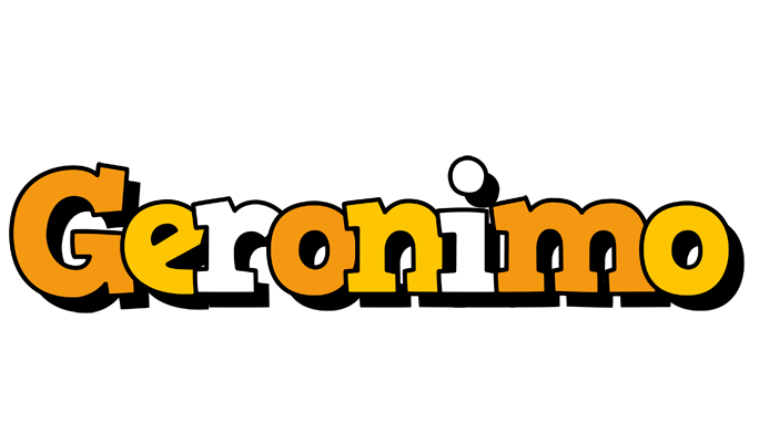 Geronimo cartoon logo