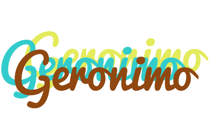 Geronimo cupcake logo