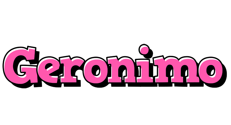 Geronimo girlish logo