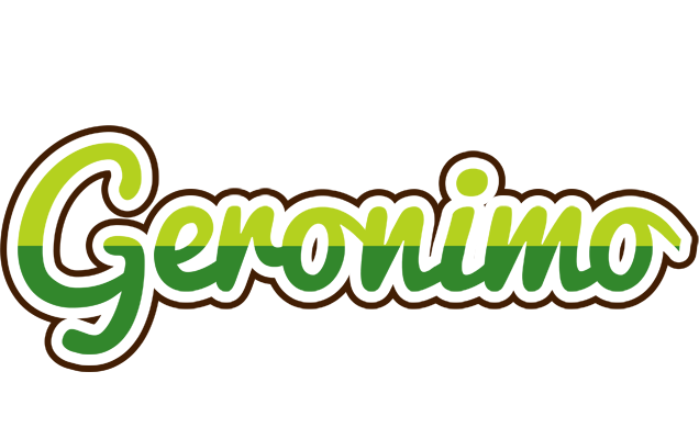 Geronimo golfing logo