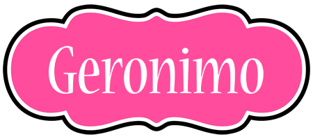 Geronimo invitation logo