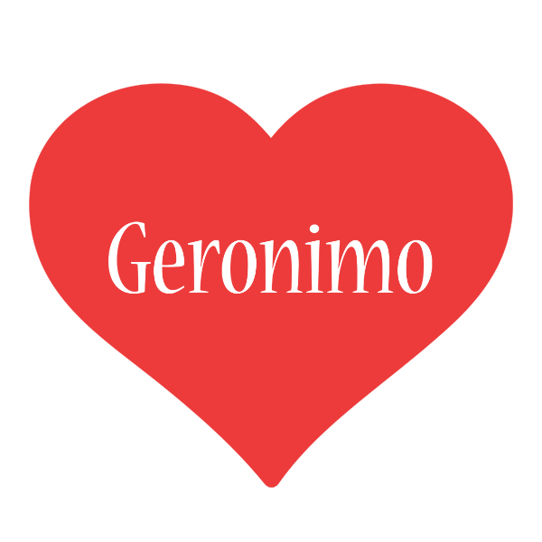 Geronimo love logo