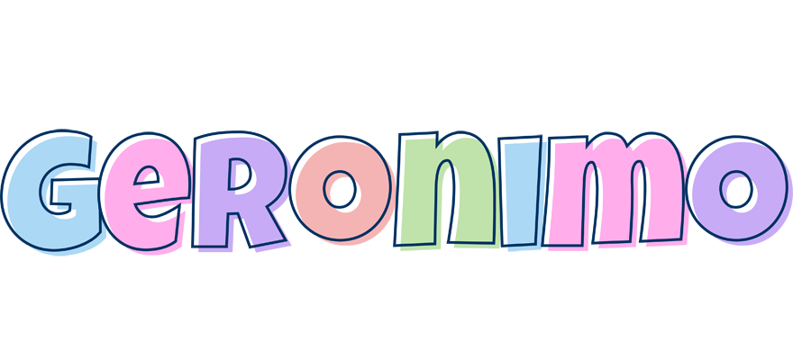 Geronimo pastel logo