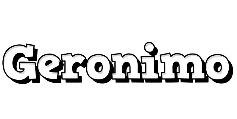 Geronimo snowing logo