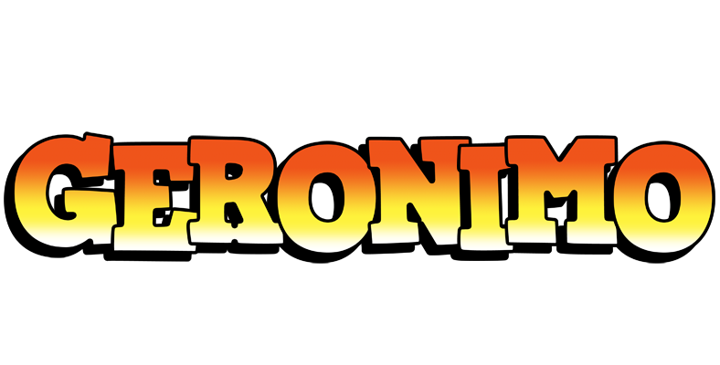Geronimo sunset logo