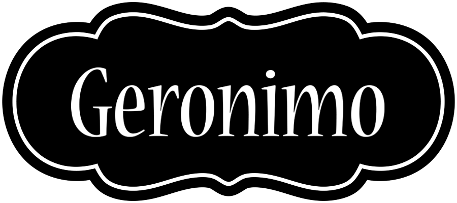 Geronimo welcome logo