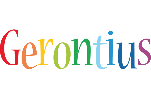 Gerontius birthday logo