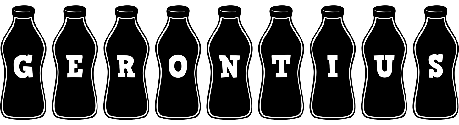 Gerontius bottle logo