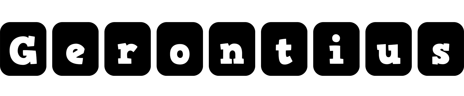 Gerontius box logo