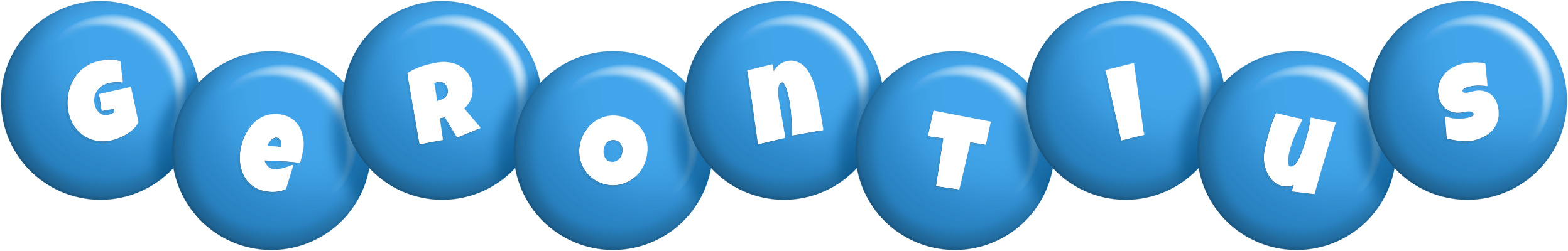 Gerontius candy-blue logo