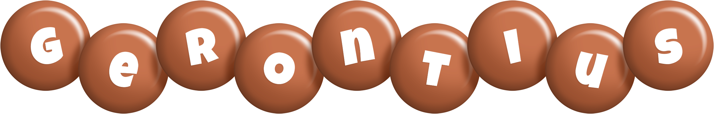 Gerontius candy-brown logo