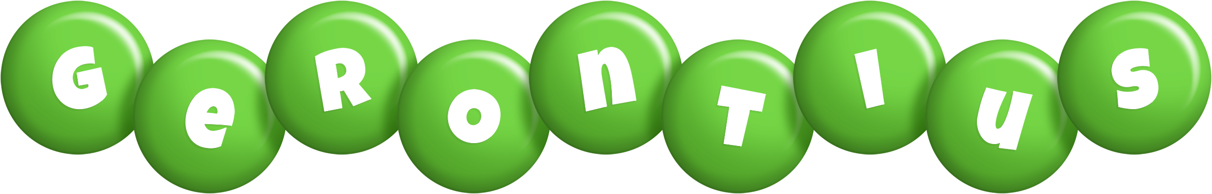 Gerontius candy-green logo