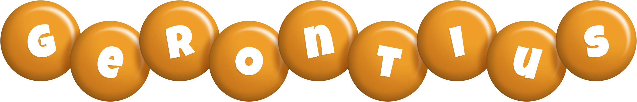 Gerontius candy-orange logo