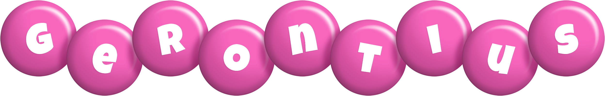 Gerontius candy-pink logo