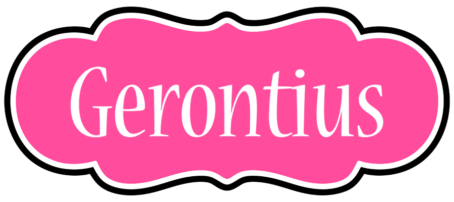 Gerontius invitation logo