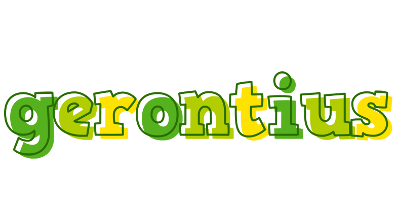 Gerontius juice logo