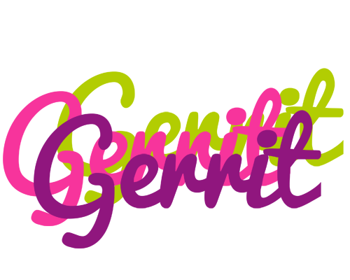 Gerrit flowers logo