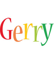 Gerry birthday logo