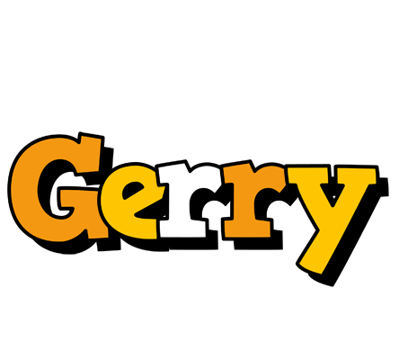 Gerry cartoon logo