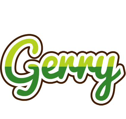Gerry golfing logo