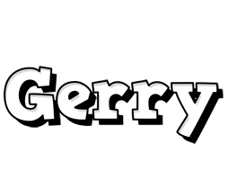 Gerry snowing logo