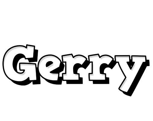 Gerry snowing logo