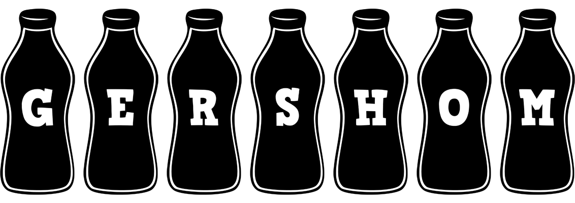 Gershom bottle logo