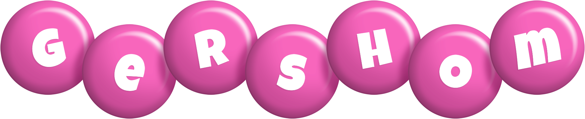 Gershom candy-pink logo