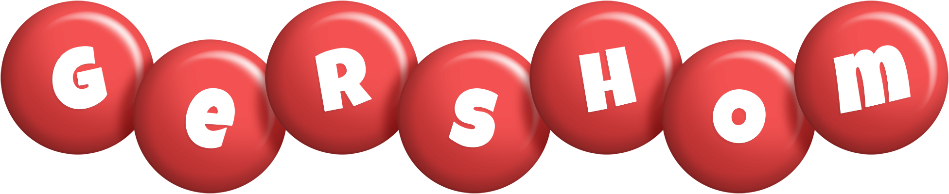 Gershom candy-red logo