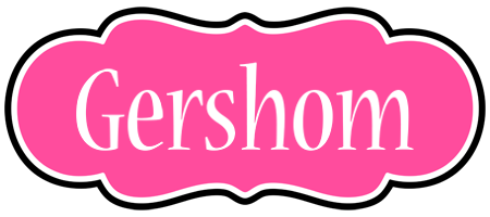Gershom invitation logo