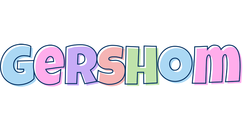 Gershom pastel logo