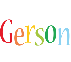 Gerson birthday logo