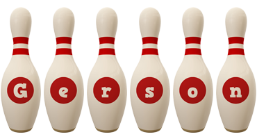Gerson bowling-pin logo
