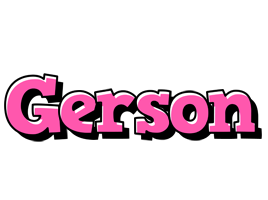 Gerson girlish logo