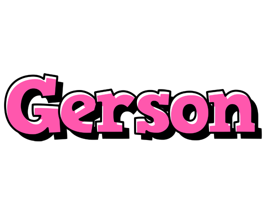 Gerson girlish logo